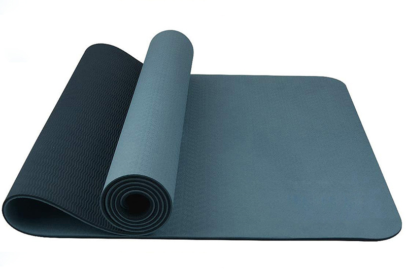 Wholesale Organic Blue TPE Yoga Mat